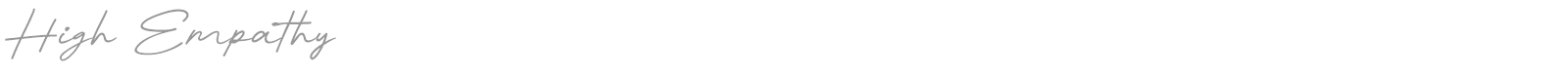 High Empathy font preview